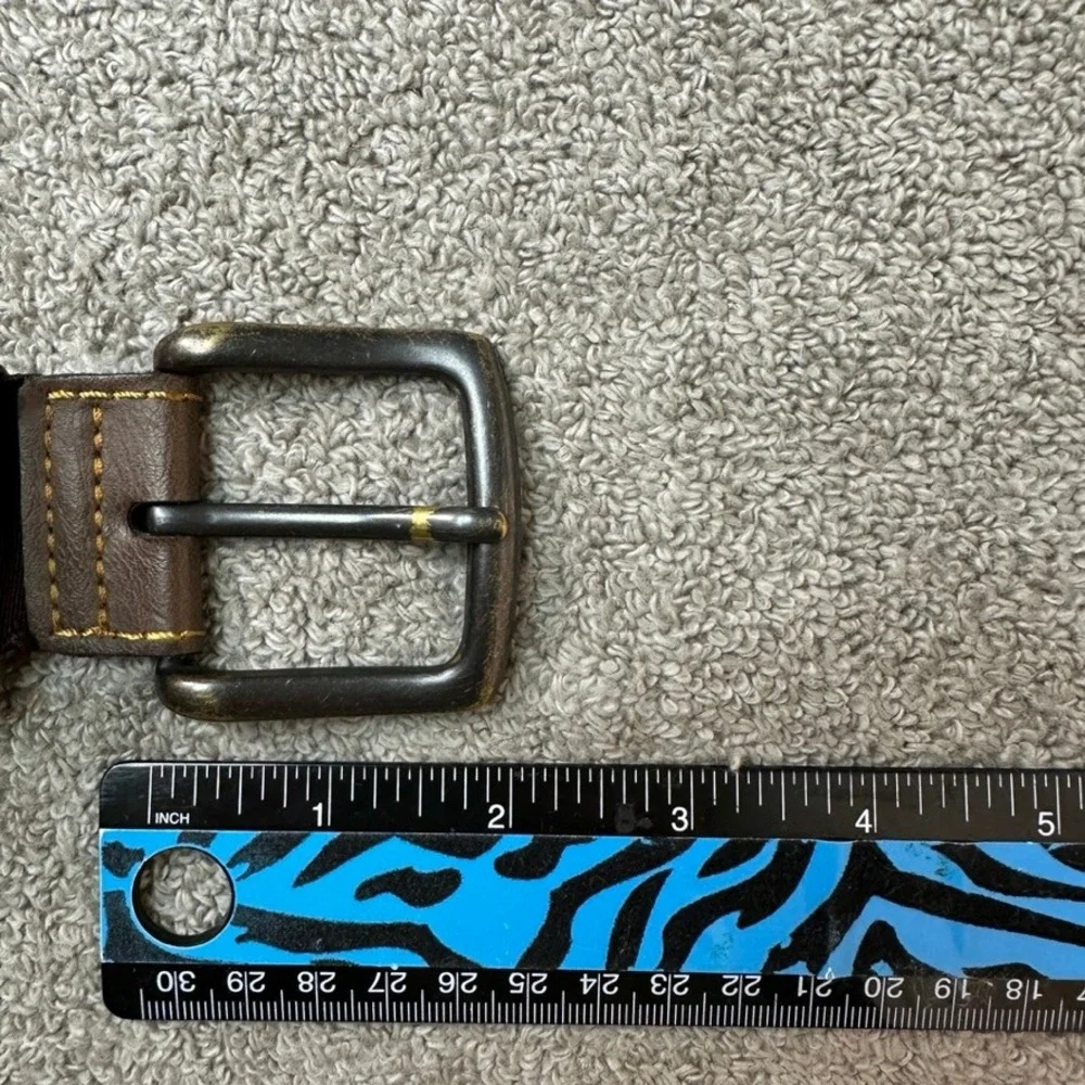 Realtree Mens Brown Bonded Leather Belt XL 42-44 95091W/209 Distressed Buckle